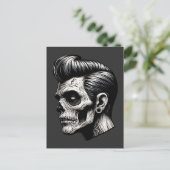 Rockabilly Zombie Vibes Briefkaart (Staand voorkant)