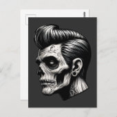 Rockabilly Zombie Vibes Briefkaart (Voorkant / Achterkant)