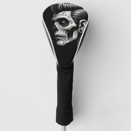 Rockabilly Zombie Vibes Golfheadcover (Voorkant)