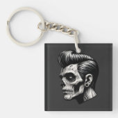 Rockabilly Zombie Vibes Sleutelhanger (voorkant)