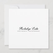 Rockabye Lake - Mini Print (Achterkant)