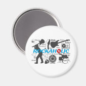Rockaholic Magneet (Voorkant / Achterkant)