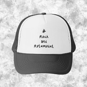 #RockandRolemodel - Zwart. Trucker Pet