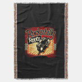 rockandroll deken (Voorkant Verticaal)