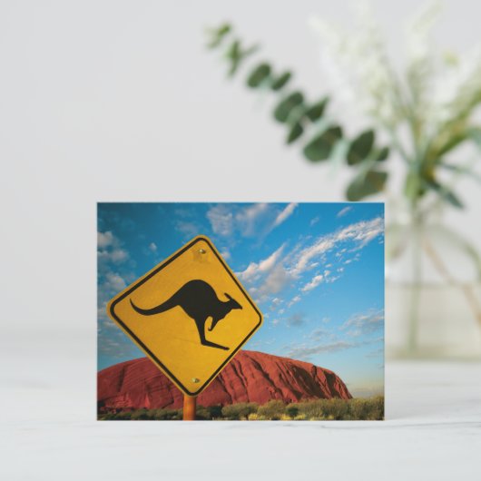 rockangaroo - teken briefkaart (Staand voorkant)