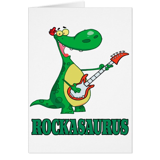 rockasaurus rock n roll dino dinosaur.ai (Voorkant)