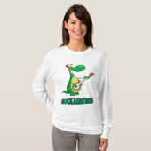 rockasaurus rock n roll dino dinosaur.ai t-shirt (Voorkant volledig)