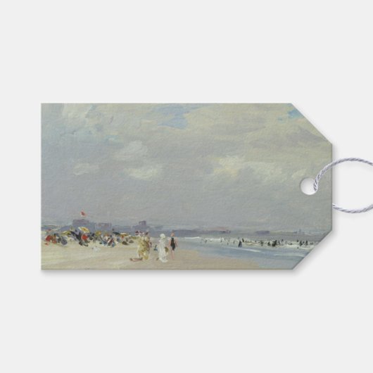 Rockaway Beach (New York) (door E.H. Potthast) Cadeaulabel (Voorkant (Horizontaal))