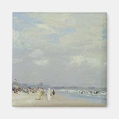 Rockaway Beach (New York) (door E.H. Potthast) Magneet (Voorkant)