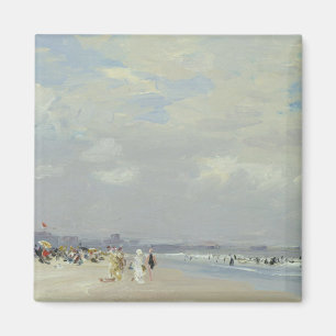 Rockaway Beach (New York) (door E.H. Potthast) Magneet