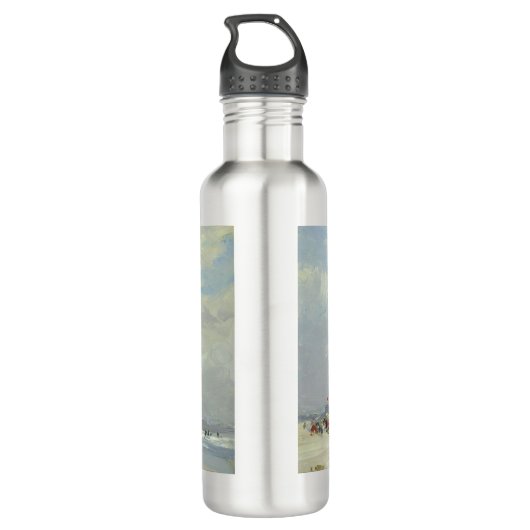 Rockaway Beach (New York) (door E.H. Potthast) Waterfles (Achterkant)