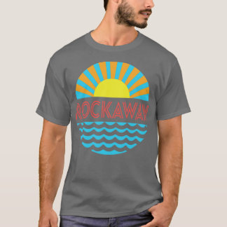Rockaway Beach zon en golven T-shirt