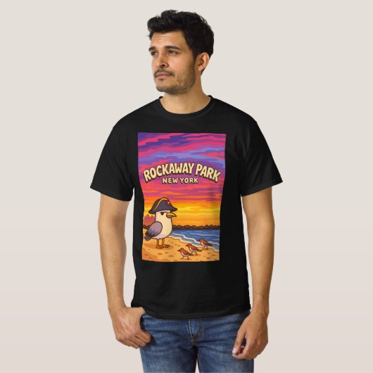 Rockaway, NY T-Shirt Design (Voorkant volledig)