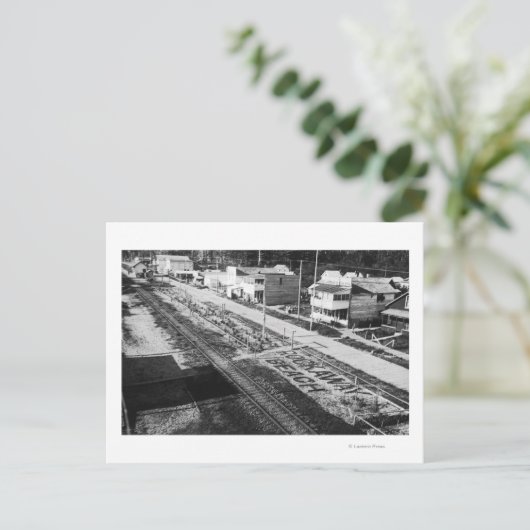 Rockaway, Oregon Beach en Main Street Photograp Briefkaart (Staand voorkant)