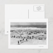 Rockaway, Oregon Beach Scene and Swmers Briefkaart (Voorkant / Achterkant)