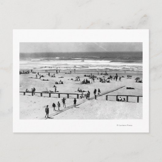 Rockaway, Oregon Beach Scene and Swmers Briefkaart (Voorkant)