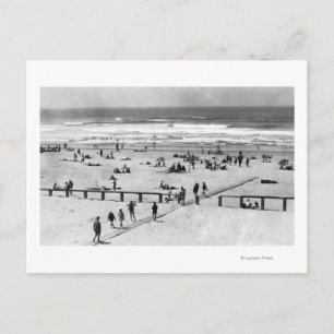 Rockaway, Oregon Beach Scene and Swmers Briefkaart