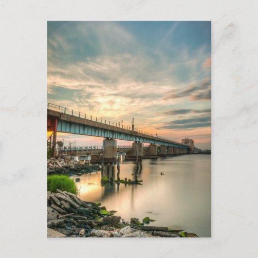Rockaway Train Bridge Briefkaart (Voorkant)