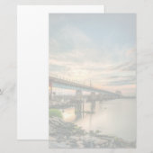 Rockaway Train Bridge Briefpapier (Voorkant / Achterkant)