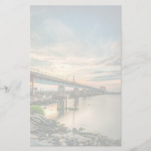 Rockaway Train Bridge Briefpapier