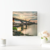 Rockaway Train Bridge Vierkante Klok (Huis)