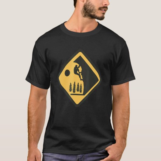 Rockbekkens, Bouldering, gebergte T-shirt (Voorkant)