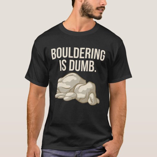Rockbekkenslijper is een dumbokbeklimmer t-shirt (Voorkant)