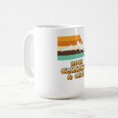 Rockbeklimming en kats bergbeklimmingsgrap koffiemok (Voorkant links)