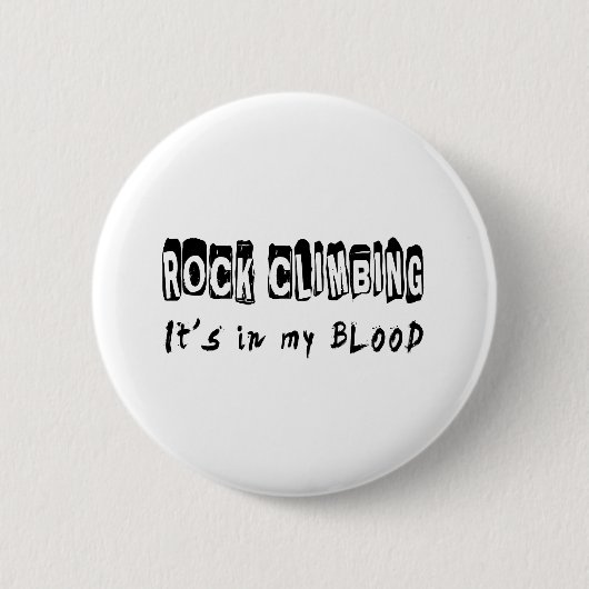 Rockbeklimming Het zit in mijn bloed Ronde Button 5,7 Cm (Voorkant)