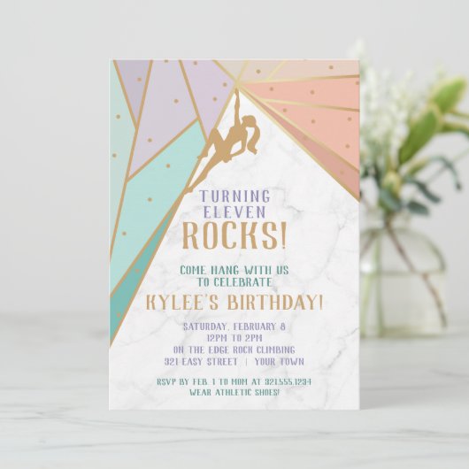 Rockbeklimming Kaart (Staand voorkant)