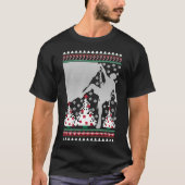 Rockbeklimming Ugly KerstSweater Holiday T-shirt (Voorkant)