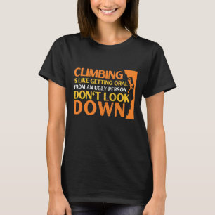Rockbergbeklimmer, bergbeklimmer, Boulder T-shirt