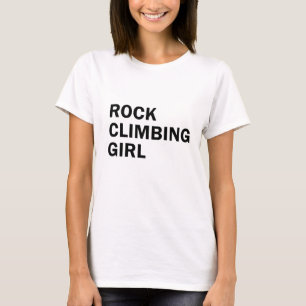 Rockclimbing girl t-shirt