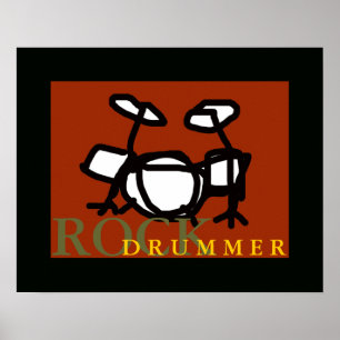 rockdrummer poster