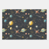 Rocked Science Universe Planeten Astronomische din Inpakpapier Vel (Voorkant)