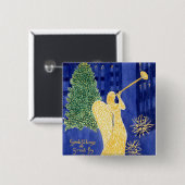 Rockefeller Angel Button (Voorkant /achterkant)