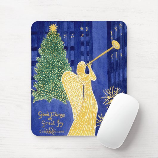 Rockefeller Angel Mousepad Muismat (Met muis)