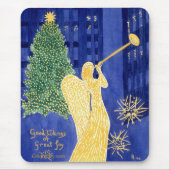 Rockefeller Angel Mousepad Muismat (Voorkant)