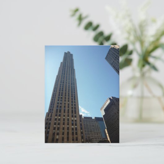 rockefeller bldg briefkaart (Staand voorkant)