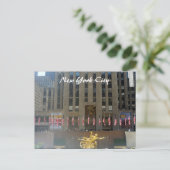 rockefeller briefkaart (Staand voorkant)