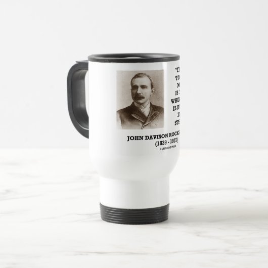 Rockefeller Buy When Blood Is Running In Streets Reisbeker (Voorkant links)