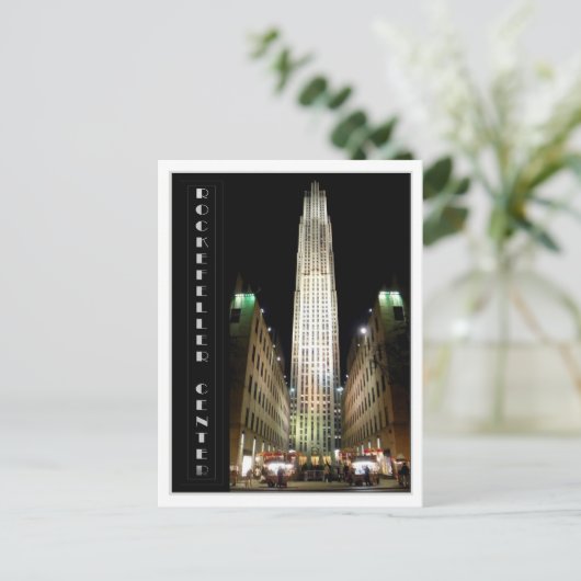 Rockefeller Center Briefkaart (Staand voorkant)