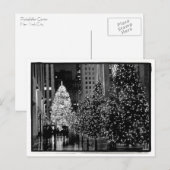Rockefeller Center Christmas Tree Postcard Feestdagenkaart (Voorkant / Achterkant)