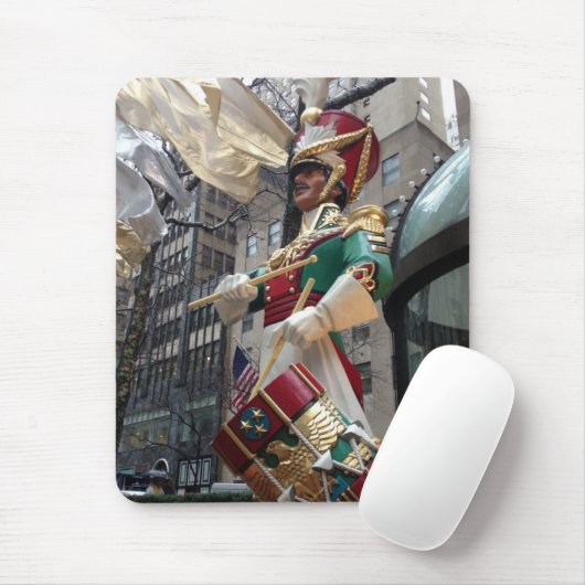 Rockefeller Center Drummer Boy KerstNew York Muismat (Met muis)