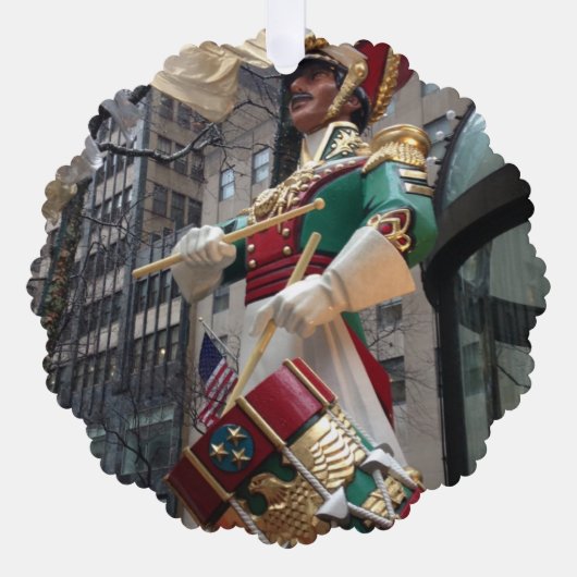 Rockefeller Center Drummer Boy KerstNew York Ornament Kaart (Voorkant)