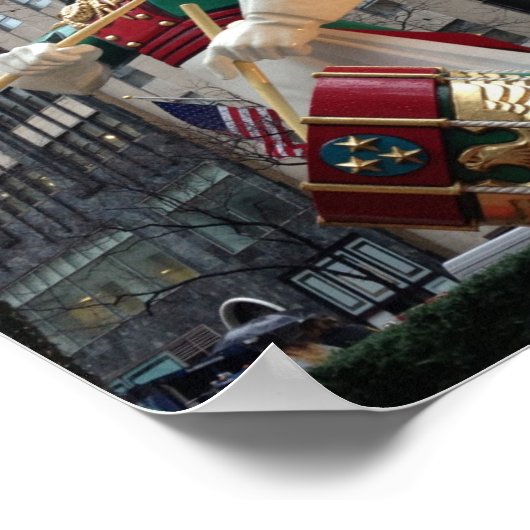 Rockefeller Center Drummer Boy KerstNew York Poster (Hoek)