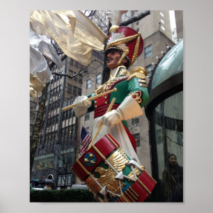 Rockefeller Center Drummer Boy KerstNew York Poster