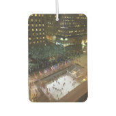 Rockefeller Center Ice Skating kerstboom NYC Luchtverfrisser (Voorkant)