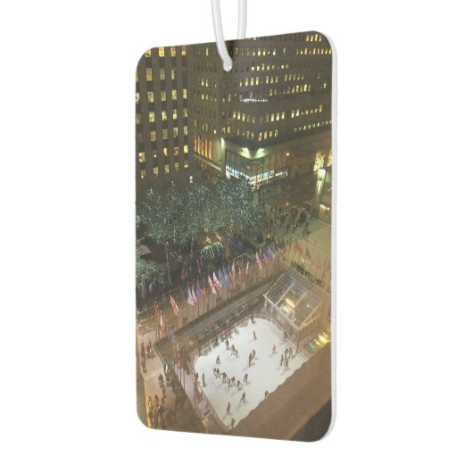 Rockefeller Center Ice Skating kerstboom NYC Luchtverfrisser (Links)