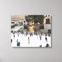 Rockefeller Center Ice Skating Rink Kerstmis NYC